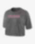 Low Resolution Nike College Dri-FIT (Oklahoma) Women's Crop T-Shirt