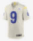Rams No9 Matthew Stafford Gray Men's Stitched Limited Inverted Legend Jersey