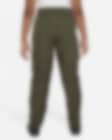 Nike Sportswear Older Kids' (Girls') High-Waisted Woven Cargo Trousers.  Nike ID