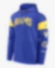 Low Resolution Nike Dri-FIT Athletic Arch Jersey (NFL Los Angeles Rams) Men's Pullover Hoodie