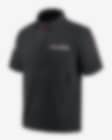 Low Resolution Atlanta Falcons Sideline Coach Men's Nike NFL 1/2-Zip Short-Sleeve Hooded Jacket