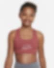 Low Resolution Nike Dri-FIT Swoosh Older Kids' (Girls') Sports Bra