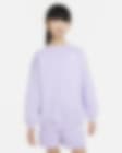 Low Resolution Sweatshirt Nike Sportswear Club Fleece i oversize-modell för ungdom (tjejer)