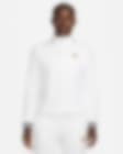 Low Resolution NikeCourt Dri-FIT Heritage Camiseta de tenis de tejido French terry - Mujer