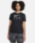 Low Resolution Nike Swoosh Fly Dri-FIT-T-shirt med grafik til kvinder