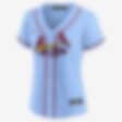 Women's Nike Blue St. Louis Cardinals Alternate Replica Custom Jersey Size: Extra Large