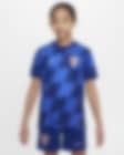 Low Resolution Croatia 2024/25 Stadium Away Older Kids' Nike Dri-FIT Football Replica Shirt