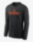 Low Resolution Cincinnati Bengals Sideline Team Issue Men's Nike Dri-FIT NFL Long-Sleeve T-Shirt