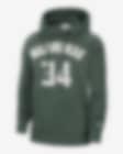 Low Resolution Milwaukee Bucks Essential Men's Nike NBA Fleece Pullover Hoodie