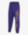 Low Resolution Pantalon en tissu Fleece Nike NBA Los Angeles Lakers Courtside pour enfant plus âgé