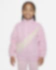 Low Resolution Nike Little Kids' Swoosh Faux Fur Jacket