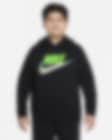 Low Resolution Huvtröja Nike Sportswear Club Fleece för ungdom (killar) (utökade storlekar)