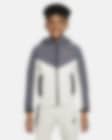 Low Resolution Nike Sportswear Tech Fleece hosszú cipzáras, kapucnis pulóver nagyobb gyerekeknek (fiúknak)