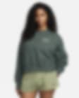 Low Resolution Nike Sportswear Phoenix Fleece Women's Oversized Cropped Crew-Neck Sweatshirt