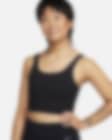Low Resolution Bra deportivo de baja sujeción de talle largo sin almohadillas para mujer Nike Zenvy Rib