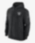 Low Resolution Las Vegas Raiders Sideline Club Nike NFL-hoodie voor heren