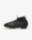 Low Resolution Nike Jr. Mercurial Zoom Superfly 9 Academy AG Younger/Older Kids' Artificial-Grass Football Boot