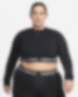 Low Resolution Nike Pro 365 Women's Dri-FIT Cropped Long-Sleeve Top (Plus Size)