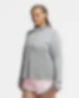 Low Resolution Camiseta de running de medio cierre para mujer Nike Element (talla grande)