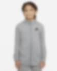 Low Resolution Sudadera con gorro de cierre completo para niño talla grande Nike Sportswear