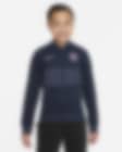 Low Resolution FC Barcelona Fußball-Track-Jacket mit durchgehendem Reißverschluss für ältere Kinder