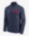 Nike Men's Atlanta Braves Red Logo Pacer Half Zip Jacket