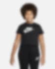 Low Resolution Nike Sportswear avkortet T-skjorte til store barn (jente)
