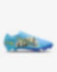 Nike Air Zoom Mercurial Vapor 15 Elite FG Firm Ground Soccer Cleat -  White/Blue/Pack/Indigo/Black