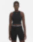 Low Resolution Camiseta de tirantes corta estampada para mujer Nike Pro Dri-FIT