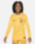 Low Resolution FFF (Men's Team) 2024/25 Stadium Goalkeeper Older Kids' Nike Dri-FIT Football Replica Shirt