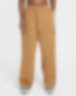Low Resolution Pants de tejido Fleece Dri-FIT oversized para niña Nike Sportswear
