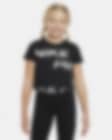 Low Resolution Nike Pro Older Kids' (Girls') Dri-FIT Cropped T-Shirt