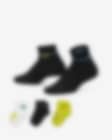 Low Resolution Nike Everyday Big Kids' Lightweight Ankle Socks (3 Pairs)