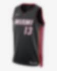 Miami Heat Icon Edition 2022/23 Nike Dri-Fit NBA Swingman Jersey - Black, 3XL (60)
