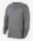 Low Resolution UNC Men's Nike College Crew-Neck Long-Sleeve T-Shirt