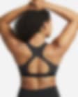 Low Resolution Nike Swoosh Women's High-Support Non-Padded Adjustable Sports Bra