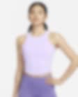 Low Resolution เสื้อกล้ามเอวลอย Dri-FIT ผู้หญิง Nike One Fitted