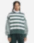 Low Resolution Nike Sportswear Phoenix Fleece Women's Over-Oversized Striped Crew-Neck Sweatshirt