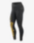 Pittsburgh Steelers Nike Women's 7/8 Performance Leggings - Black/Gold