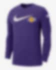 Low Resolution Los Angeles Lakers Swoosh Essential Men's Nike NBA Long-Sleeve T-Shirt