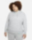 Low Resolution Overdimensioneret Nike Sportswear Collection Essentials-fleece-hættetrøje til kvinder (Plus Size)