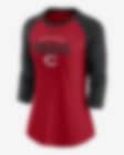 Low Resolution Nike Modern Baseball Arch (MLB Cincinnati Reds) Women's 3/4-Sleeve T-Shirt