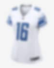 Nike Women's Jared Goff White Detroit Lions Game Player Jersey - White