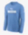 Low Resolution Tennessee Titans Sideline Team Issue Men's Nike Dri-FIT NFL Long-Sleeve T-Shirt
