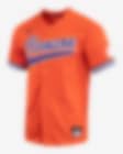 Low Resolution Clemson Men's Nike College Full-Button Baseball Jersey