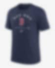 MLB Boston Red Sox Nike Dri-Fit Olive Salute To Service KO Performance  T-Shirt