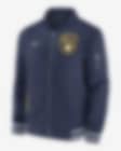 Low Resolution Milwaukee Brewers Authentic Collection Men's Nike MLB Full-Zip Bomber Jacket