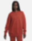 Low Resolution Nike Sportswear Phoenix Fleece Oversize-Damen-Sweatshirt mit Rundhalsausschnitt