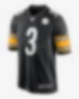 Low Resolution Jersey de fútbol americano Nike de la NFL Game para hombre Russell Wilson Pittsburgh Steelers