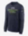 Low Resolution Nike Team Slogan (NFL Seattle Seahawks) Men's Long-Sleeve T-Shirt